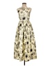 CO 100% Cotton Paisley Gold Cocktail Dress Size XS - photo 1