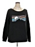 Papermoon Graphic Black Sweatshirt Size 1X - photo 1