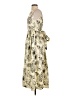 CO 100% Cotton Paisley Gold Cocktail Dress Size XS - photo 5