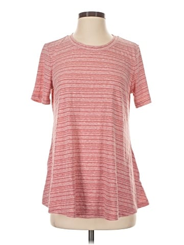 LOGO by Lori Goldstein Short Sleeve Top (view 1)