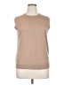 St. John Tan Sleeveless Top Size XL - photo 1