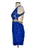 Alyce 100% Polyester Blue Cocktail Dress Size 0 - photo 5