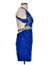Alyce 100% Polyester Blue Cocktail Dress Size 0 - photo 4
