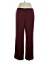Kasper 100% Polyester Solid Burgundy Casual Pants Size 16 - photo 1