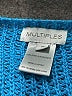 MULTIPLES Blue Cardigan Size 1X - photo 7