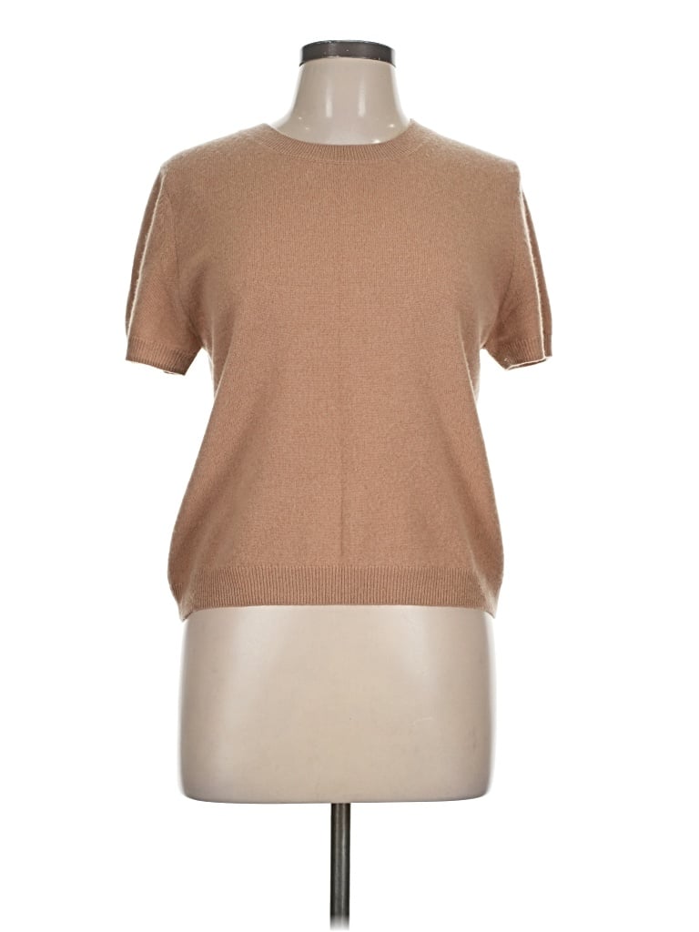 Pre-owned Quince Cashmere Pullover Sweater In Tan