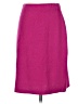 St. John Solid Pink Purple Wool Skirt Size 4 - photo 1