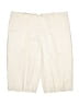 Mossimo Solid Ivory Khaki Shorts Size 8 - photo 1