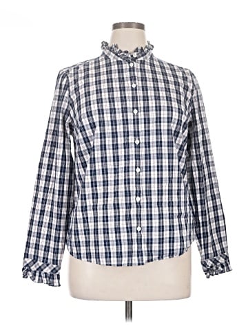 J.Crew Factory Store Long Sleeve Button-Down Shirt (view 1)