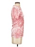 Tibi Metallic Pink Short Sleeve Turtleneck Size S - photo 4