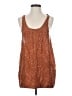Chan Luu 100% Silk Brown Sleeveless Silk Top Size S - photo 1