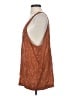 Chan Luu 100% Silk Brown Sleeveless Silk Top Size S - photo 5