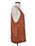 Chan Luu 100% Silk Brown Sleeveless Silk Top Size S - photo 4