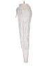 Per Se Stripes Silver Linen Pants Size S - photo 5