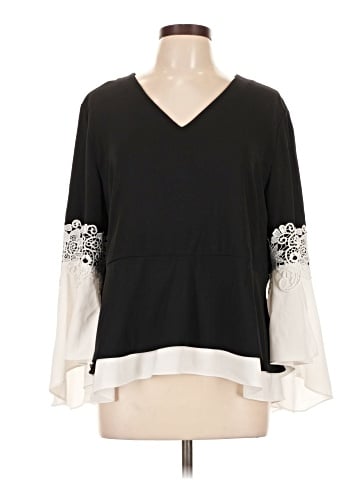 Black Label by Chico's Long Sleeve Blouse (view 1)