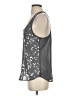 Eyeshadow Silver Sleeveless Top Size S - photo 5