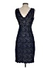 Roz & Ali Blue Cocktail Dress Size 4 - photo 2