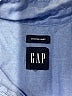 Gap 100% Linen Blue Long Sleeve Button-Down Shirt Size XL - photo 7