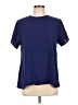Uniqlo 100% Polyester Blue Short Sleeve Top Size L - photo 1