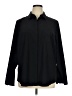 Athleta Solid Black Long Sleeve Blouse Size 1X - photo 1
