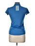 Adidas 100% Polyethylene Blue Short Sleeve Polo Size L - photo 2