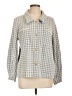 Max Studio Checkered-gingham Gray Jacket Size L - photo 1