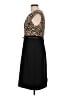 DressBarn Animal Print Black Cocktail Dress Size 12 - photo 5