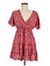 Unbranded 100% Polyester Hearts Red Casual Dress Size M - photo 1