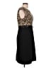 DressBarn Animal Print Black Cocktail Dress Size 12 - photo 4