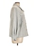 Max Studio Checkered-gingham Gray Jacket Size L - photo 4