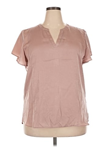 Maurices Short Sleeve Blouse (view 1)