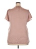 Maurices 100% Polyester Pink Short Sleeve Blouse Size XXL - photo 2
