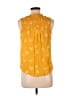 Rewind 100% Rayon Yellow Sleeveless Blouse Size M - photo 2
