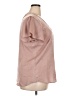 Maurices 100% Polyester Pink Short Sleeve Blouse Size XXL - photo 4