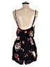 Olivaceous 100% Rayon Floral Black Romper Size L - photo 2