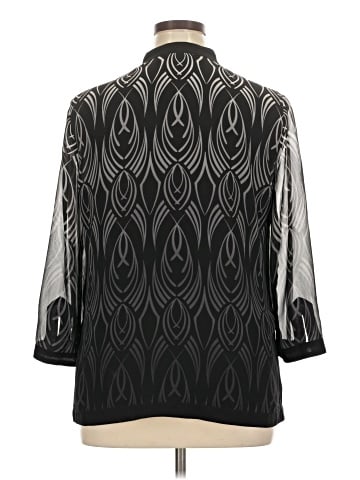 JM Collection 3/4 Sleeve Blouse (view 2)