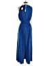 Halston 100% Polyester Blue Jumpsuit Size 6 - photo 2