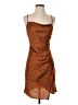 JOA 100% Polyester Brown Cocktail Dress Size XS - photo 1