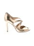 L.K. Bennett Metallic Gold Heels Size EU 40 - photo 1