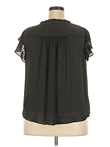 LC Lauren Conrad Short Sleeve Blouse (view 2)