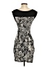 BCBGMAXAZRIA Graphic Silver Cocktail Dress Size XS - photo 2