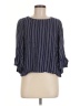 Drew 100% Rayon Blue 3/4 Sleeve Blouse Size M - photo 1