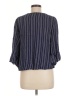 Drew 100% Rayon Blue 3/4 Sleeve Blouse Size M - photo 2