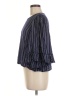 Drew 100% Rayon Blue 3/4 Sleeve Blouse Size M - photo 5