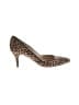 J.Crew Animal Print Leopard Print Black Tan Heels Size 6 - photo 1
