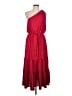 Max Studio 100% Polyester Solid Red Casual Dress Size XL - photo 1
