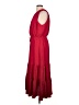 Max Studio 100% Polyester Solid Red Casual Dress Size XL - photo 5