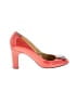 J.Crew Color Block Orange Red Heels Size 6 - photo 1