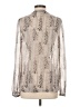 Antik Batik Silver Long Sleeve Blouse Size S - photo 2