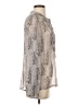Antik Batik Silver Long Sleeve Blouse Size S - photo 4